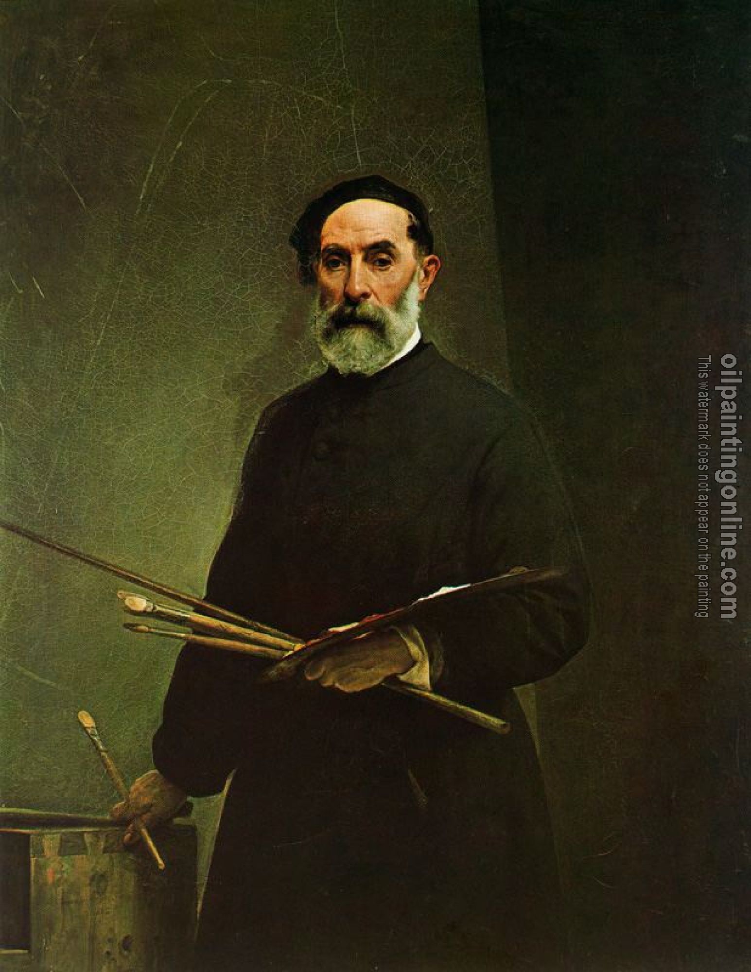 Francesco Hayez - Self-portrait at age 69